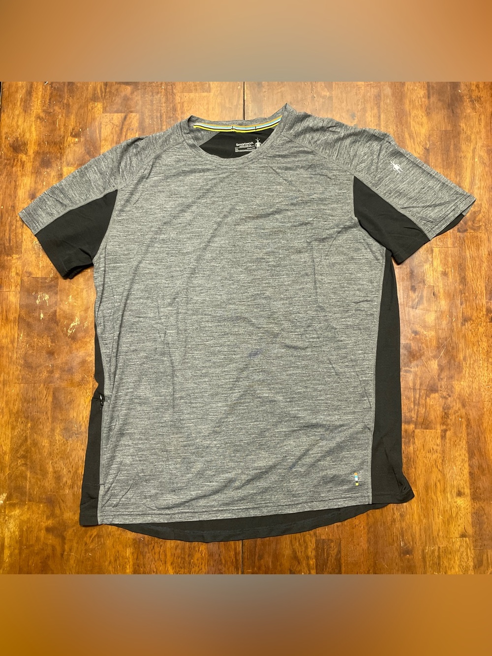 Smartwool Mens Merino Sport 150 Shirt Mens XL Gray Short Sleeve